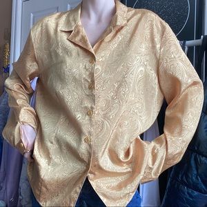 ✨SOLD!✨ vintage gold blouse